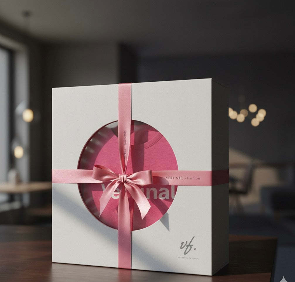 Vertinal pembe Tişört