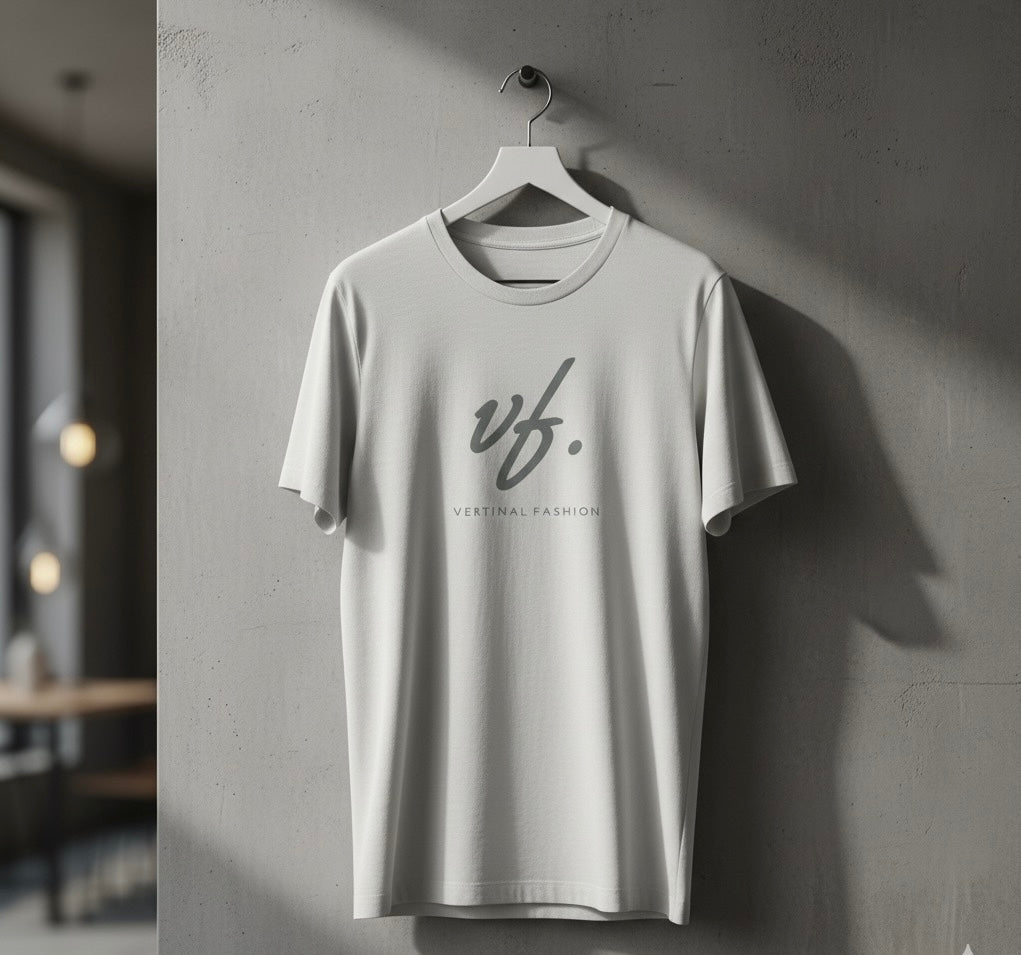 VERTİNAL BEYAZ T-ŞÖRT