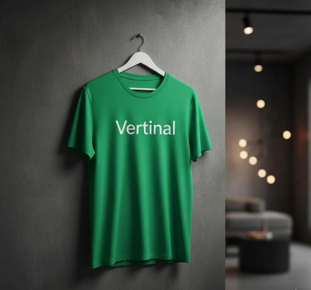 VERTİNAL YEŞİL T-İŞÖRT