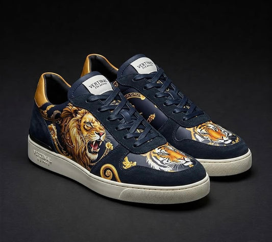 Vertinal Aslan desenli ayyakkabı
